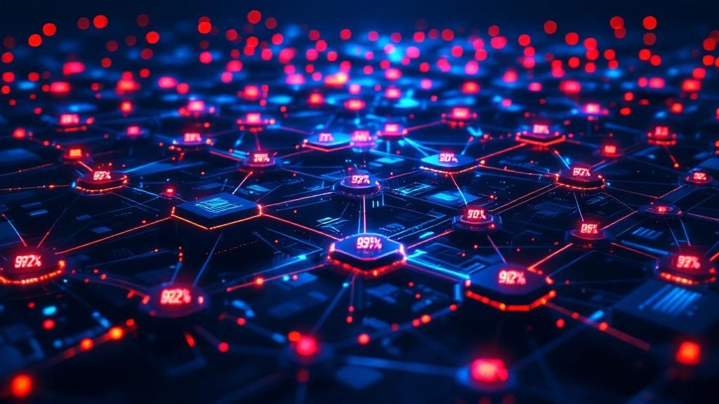 Dark visualization of interconnected MCP servers with security risk indicators showing the governance gap in enterprise AI agent infrastructure